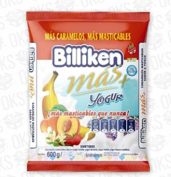 CARAMELO BILLIKEN YOGURHT 600G